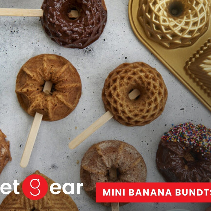 Recipe - Mini Banana Bundts on a Stick - Gourmet Gear