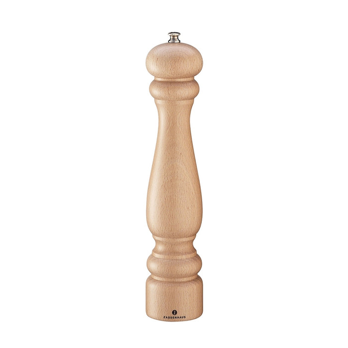 Zassenhaus Potsdam Pepper Mill 30cm - Beechwood Natural