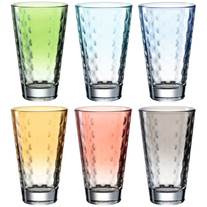 Leonardo Optic Drinking Glass 300ml - Pastel