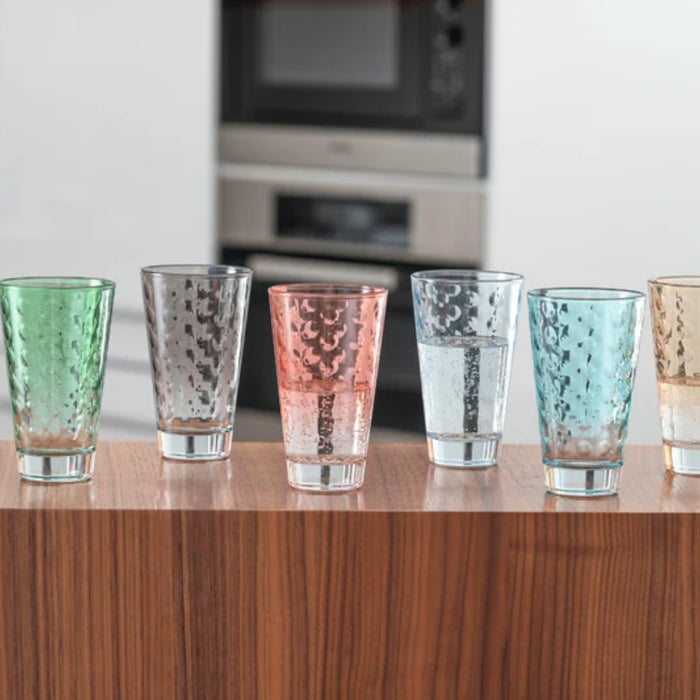 Leonardo Optic Drinking Glass 300ml - Pastel