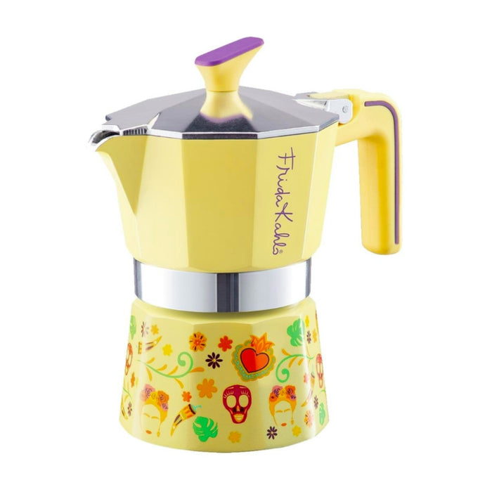 Pedrini Frida Kahlo 3-Cup Coffee Maker - 3 Colours