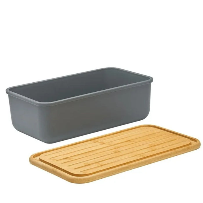 Zassenhaus Rectangular LOFT Bread Box - Cool Grey