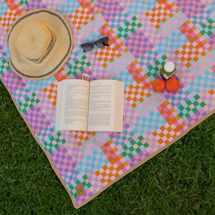 Compact Carry Picnic Blanket 1.5m x 1.5m - Various Options