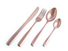 Bella Casa Rose Gold Cutlery Set - 4 pcs - Gourmet Gear