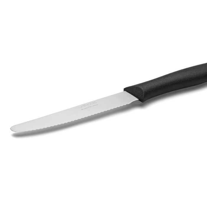 Nova Serrated Black Table/Steak Knife