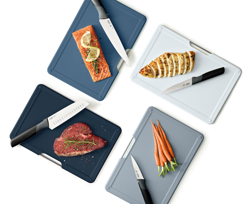 Joseph Joseph Folio™ Plus Graphite 8pcs Knife & Chopping Board Set