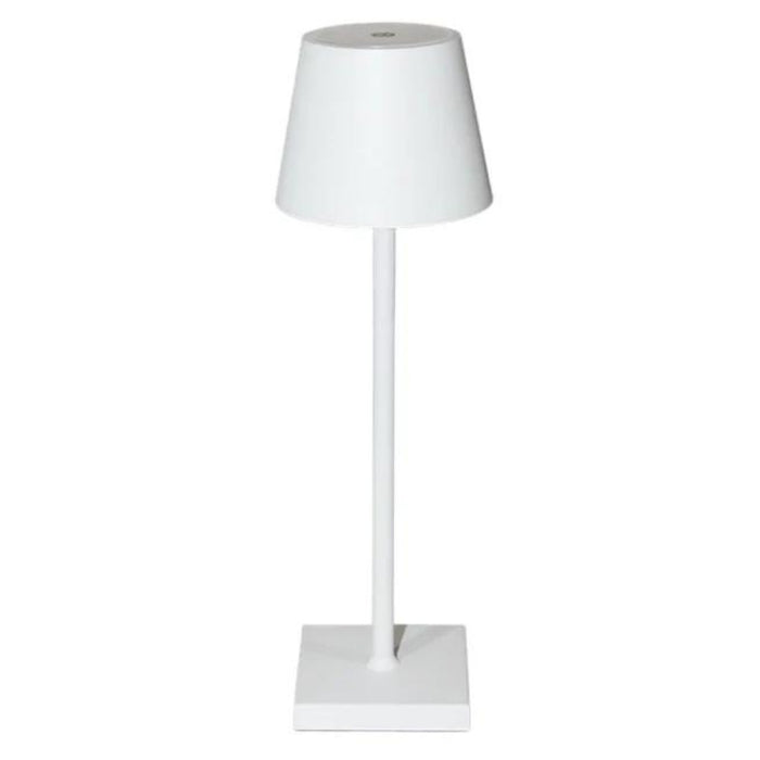 Harper Smooth Shade Black | White Rechargeable Table Lamp