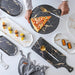 Kintsugi Black or White Round Serving Board - Gourmet Gear