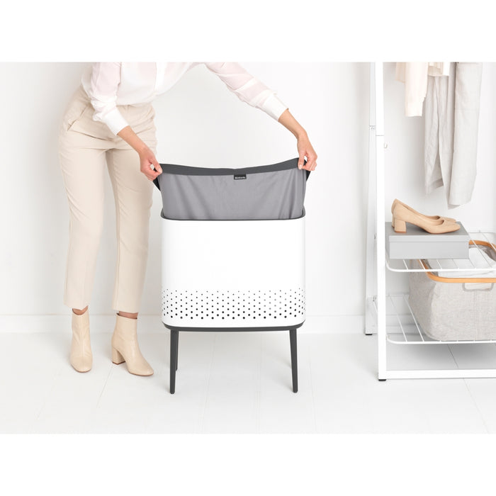 Brabantia Bo Laundry Bin 60 Litre - 2 Colours