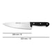 Universal Forged Chef's Knife with Granton Edge 200mm - Gourmet Gear