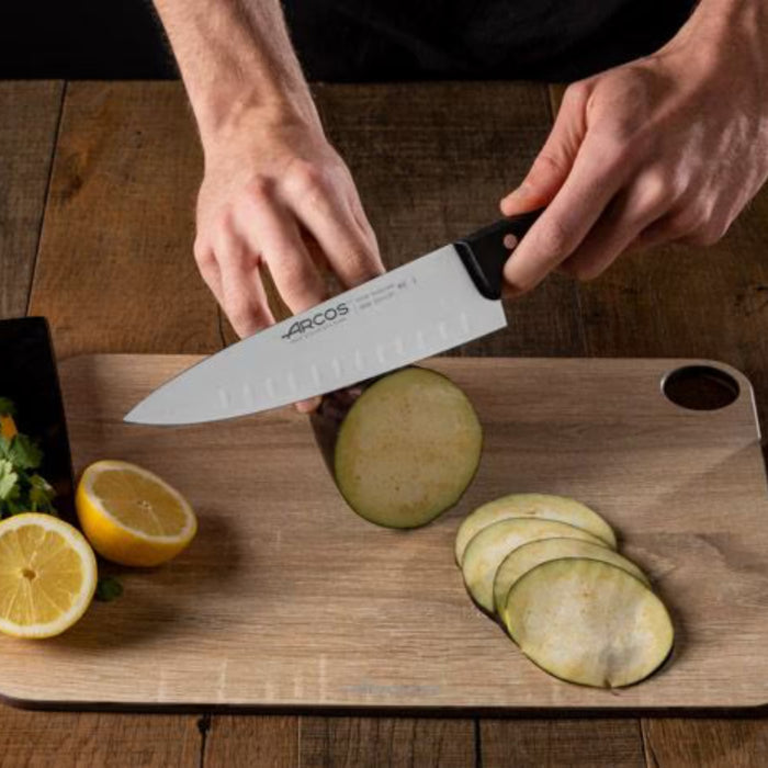 Universal Forged Chef's Knife with Granton Edge 200mm - Gourmet Gear