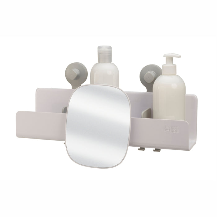 Joseph Joseph EasyStore™ Large Shower Shelf with Removable Mirror – White