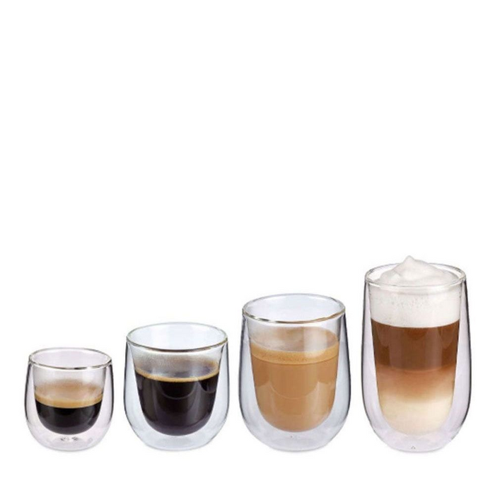 Cilio Double-walled Coffee Glasses VERONA 150ml - Set of 2