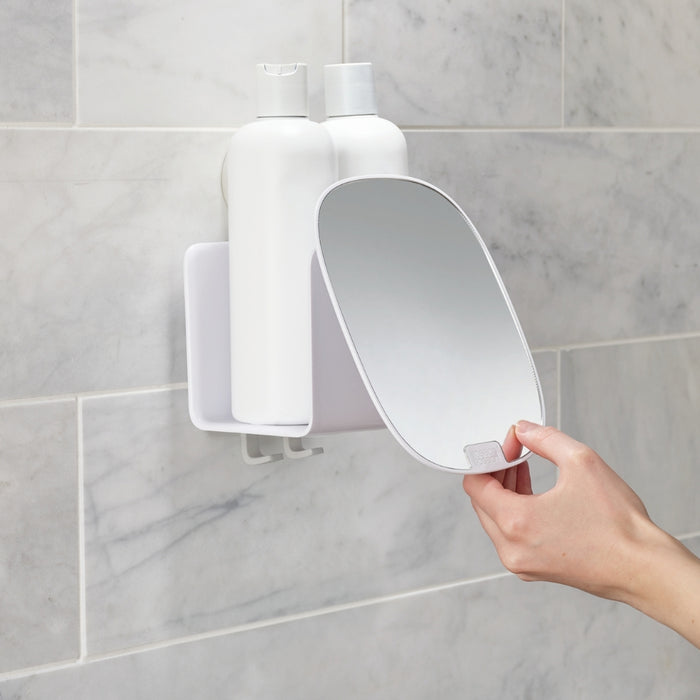 Joseph Joseph EasyStore™ White Shower Shelf with Removable Mirror