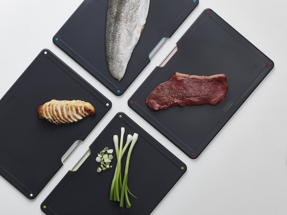 Joseph Joseph Folio™ Steel 4pcs Stainless Steel Chopping Board Set