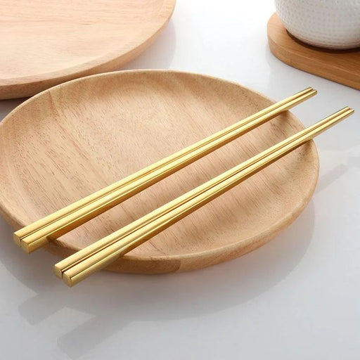 Stainless Steel Chopsticks - Set of 2 - Gourmet Gear