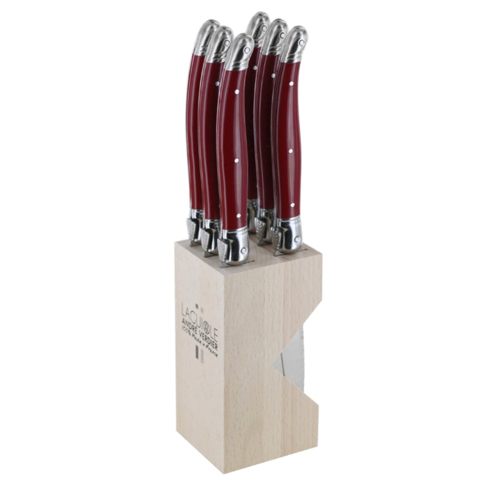 Andre Verdier Laguiole Steak Knife Set – 16 Colours