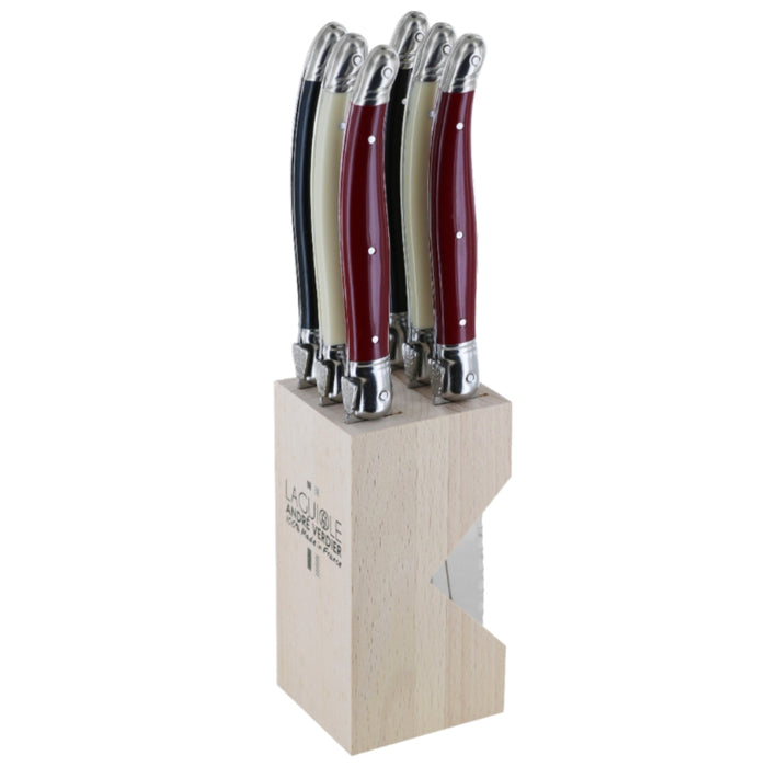 Andre Verdier Laguiole Steak Knife Set – 16 Colours