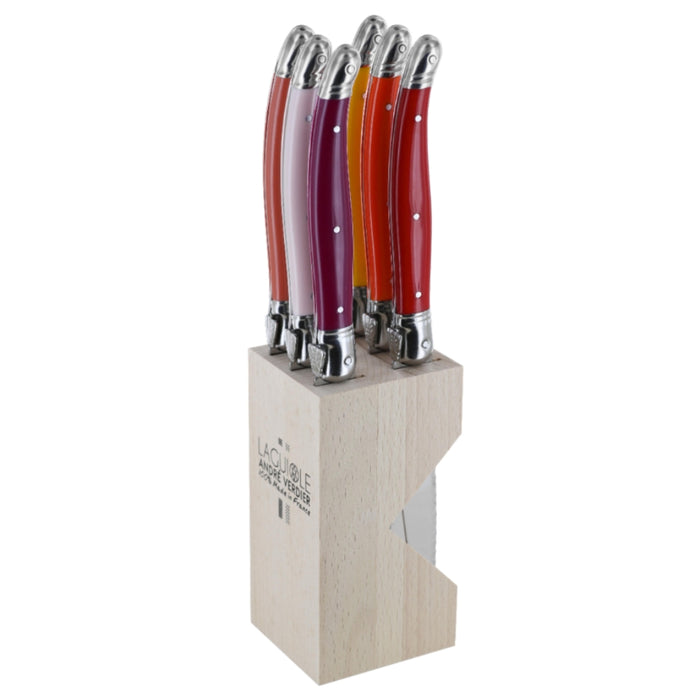 Andre Verdier Laguiole Steak Knife Set – 16 Colours