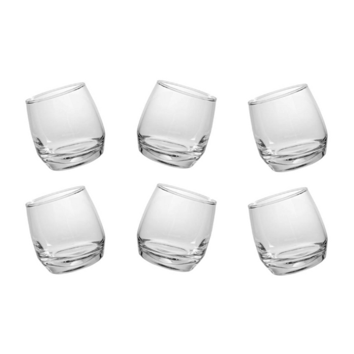 Sagaform Whiskey Rocking Tumblers, Set of 6