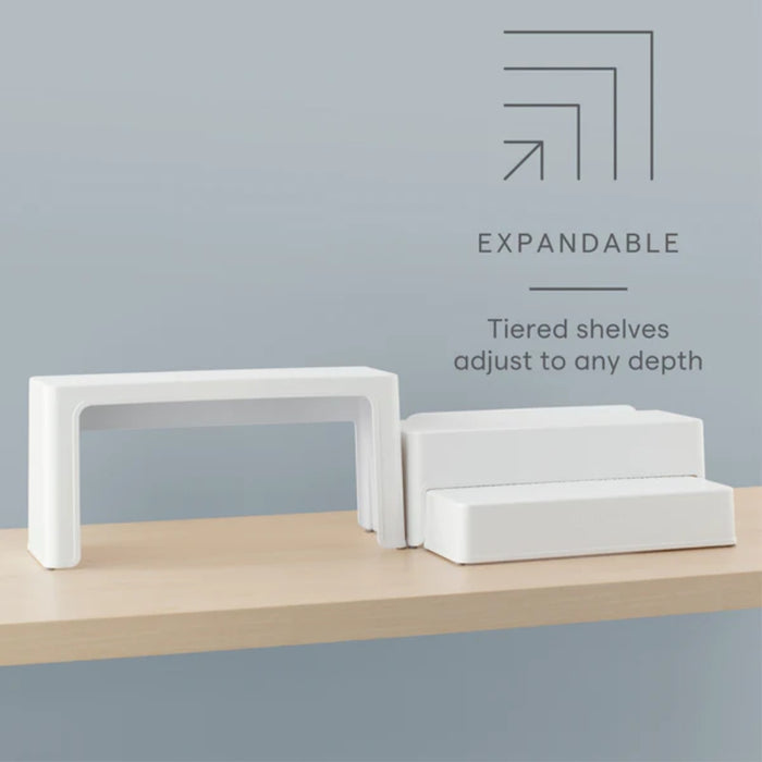 YouCopia ShelfSteps™ Can Organizer 3-Shelf - White