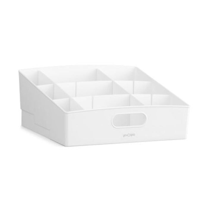 YouCopia ShelfBin 3-Tier Packet and Snack Bin - White