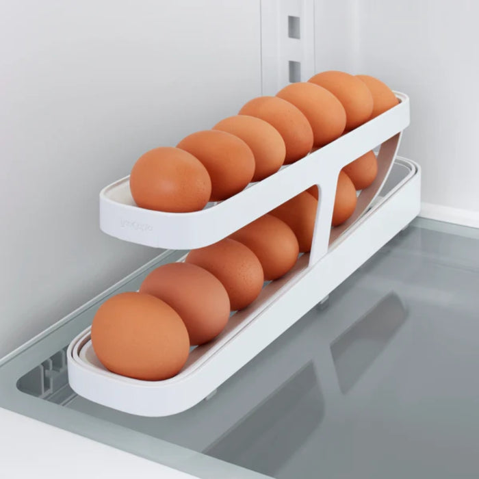 YouCopia RollDown® Egg Dispenser - White