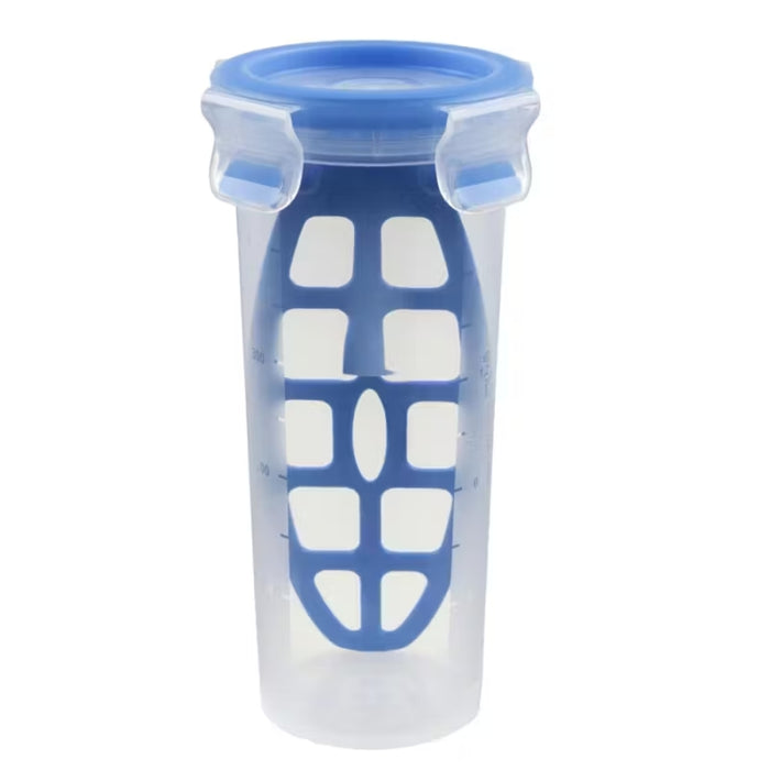 Emsa Clip & Close Mixing Bottle with Lid & Mixer Insert - 500ml