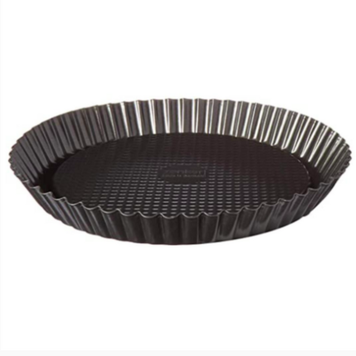 Zenker Black Metallic Fruit Tart Tin with rolled edge 30cm