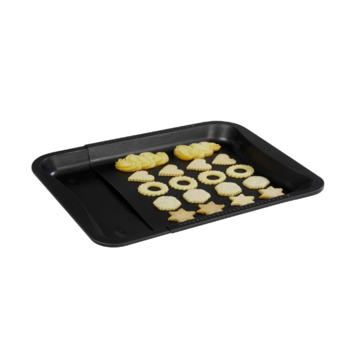 Zenker Black Metallic Extendable Baking Tray - 34.5-52x33x3cm