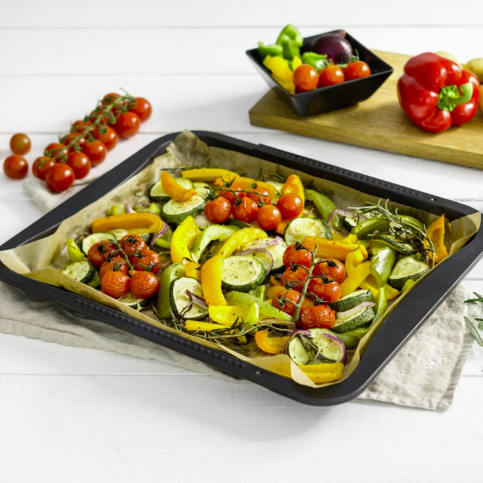 Zenker Black Metallic Extendable Baking Tray - 34.5-52x33x3cm