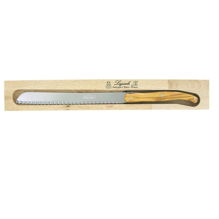 Andre Verdier Bread Knife - Olive Wood