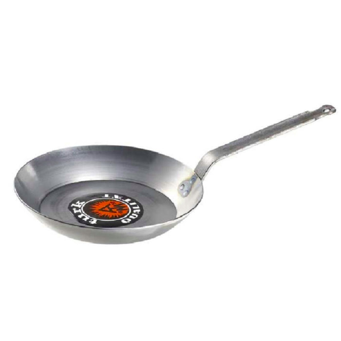 Turk 20cm Professional Frying Pan with Flat Handle and Eyelet