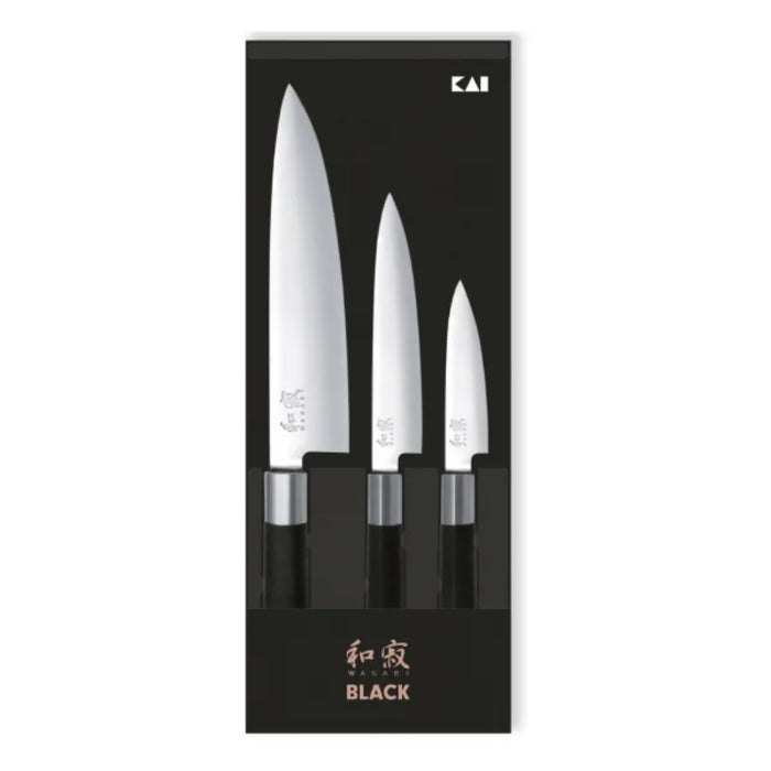 Kai Shun Wasabi Black Knife Set nr1 - 3-piece