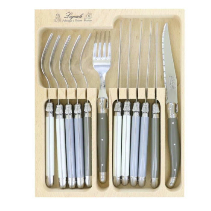 Andre Verdier Steak Knives & Forks Set - 21 Colours