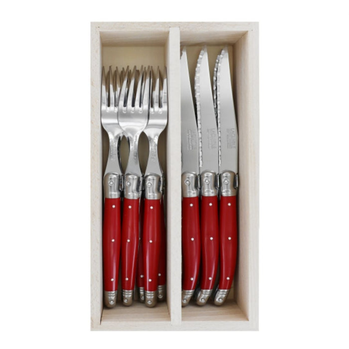 Andre Verdier Steak Knives & Forks Set - 21 Colours