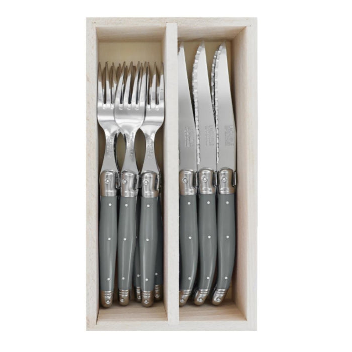 Andre Verdier Steak Knives & Forks Set - 21 Colours