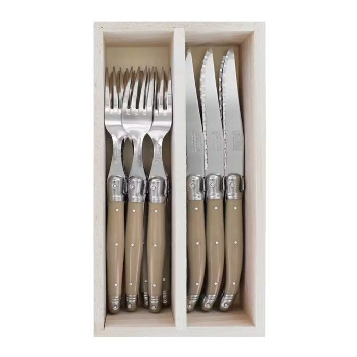 Andre Verdier Steak Knives & Forks Set - 21 Colours