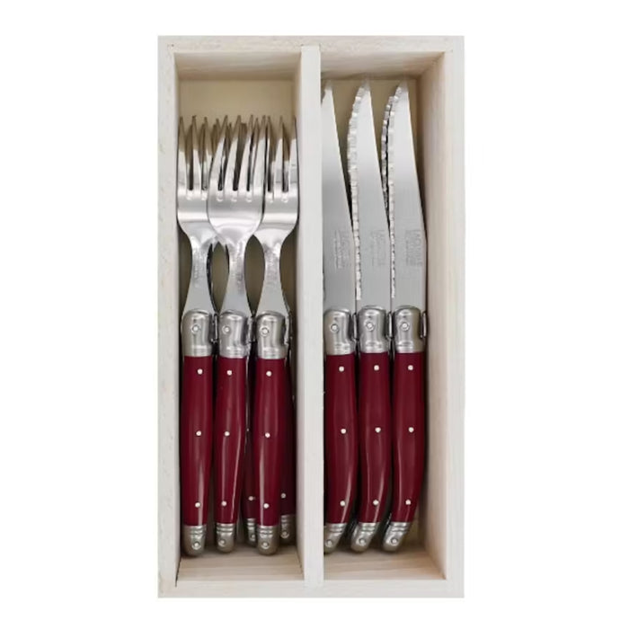 Andre Verdier Steak Knives & Forks Set - 21 Colours