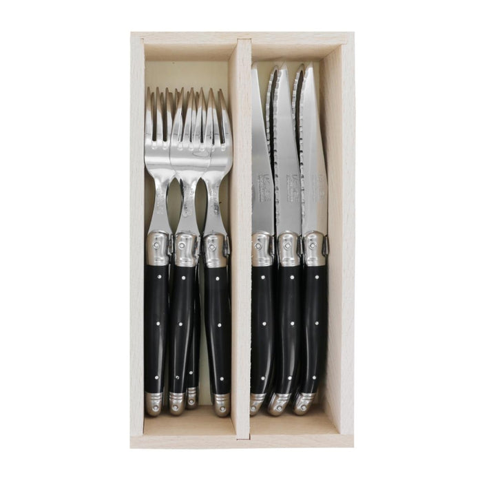 Andre Verdier Steak Knives & Forks Set - 21 Colours