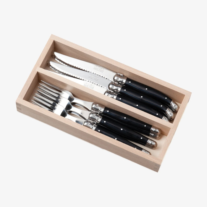 Andre Verdier Steak Knives & Forks Set - 21 Colours