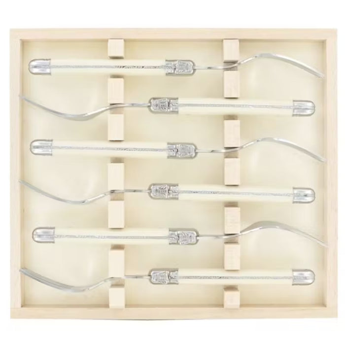 Andre Verdier Classique Forks, Set of 6 - Ivory