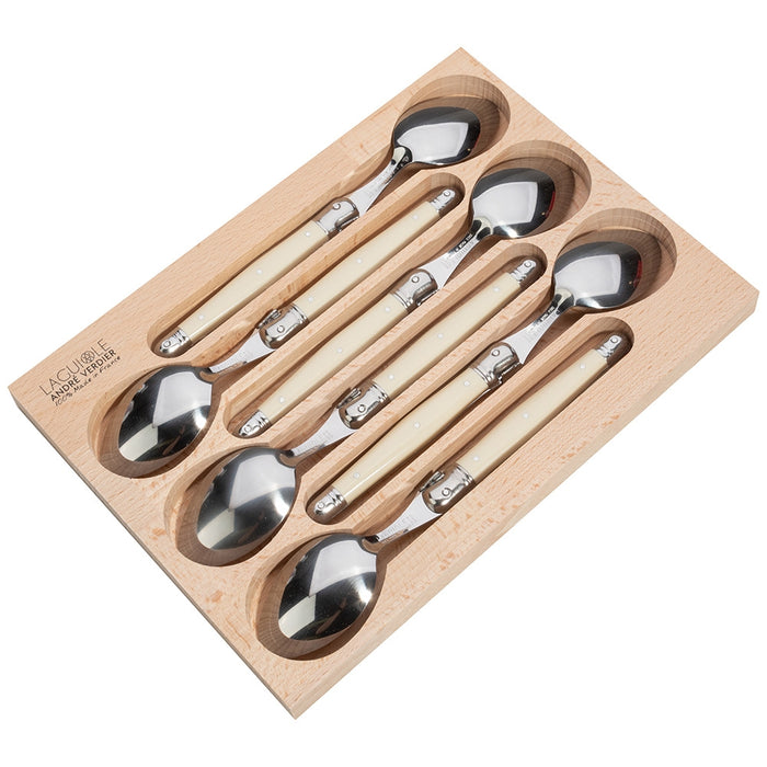 Andre Verdier 6-piece Teaspoon Set - Ivory