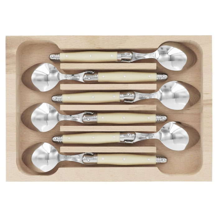 Andre Verdier 6-piece Teaspoon Set - Ivory