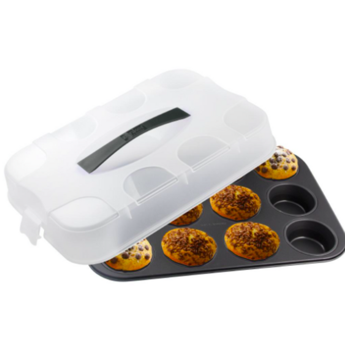 Zenker Muffin Tin with Cover 39x27x8cm