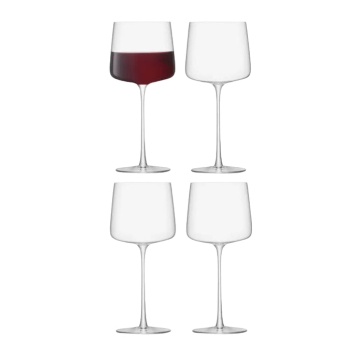 LSA International Metropolitan Red Wine Glass 400ml, Set of 4