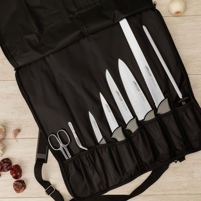 8 Piece Knife Roll Bag