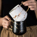 Kintsugi Black or White Mug with Spoon - Gourmet Gear