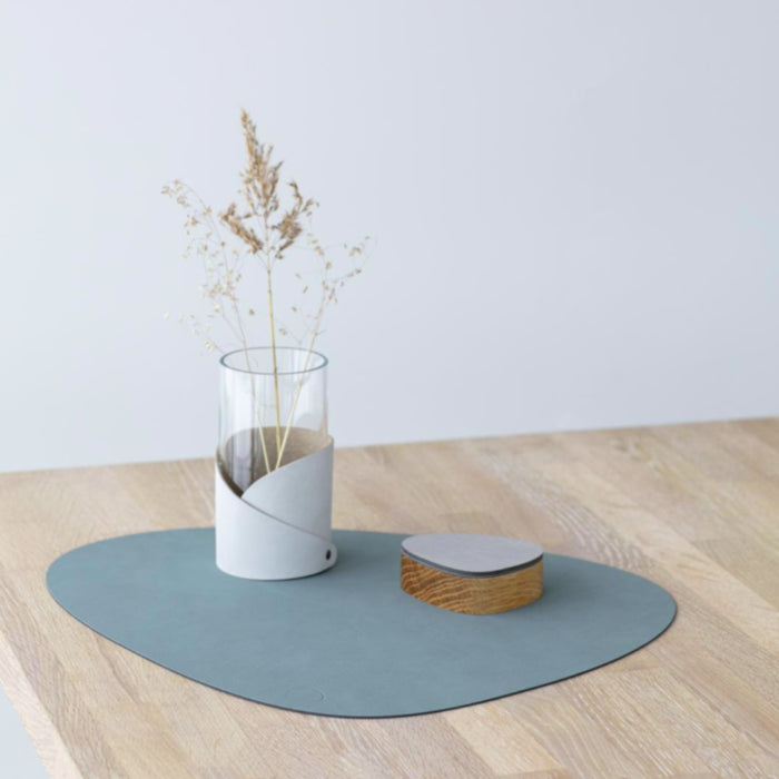 LIND DNA Nupo Leather Table Mat Curved Large - 11 Colours