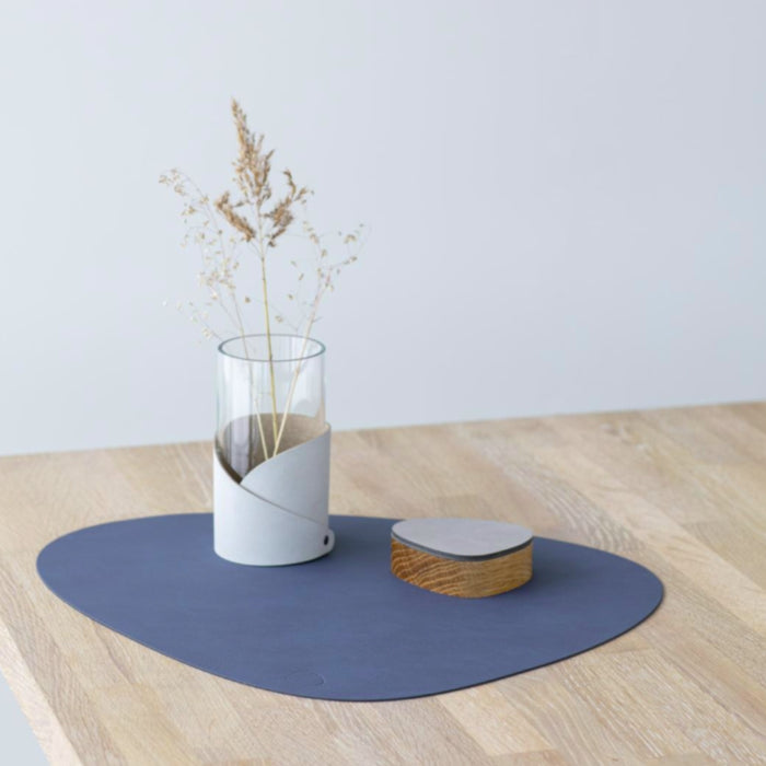 LIND DNA Nupo Leather Table Mat Curved Large - 11 Colours